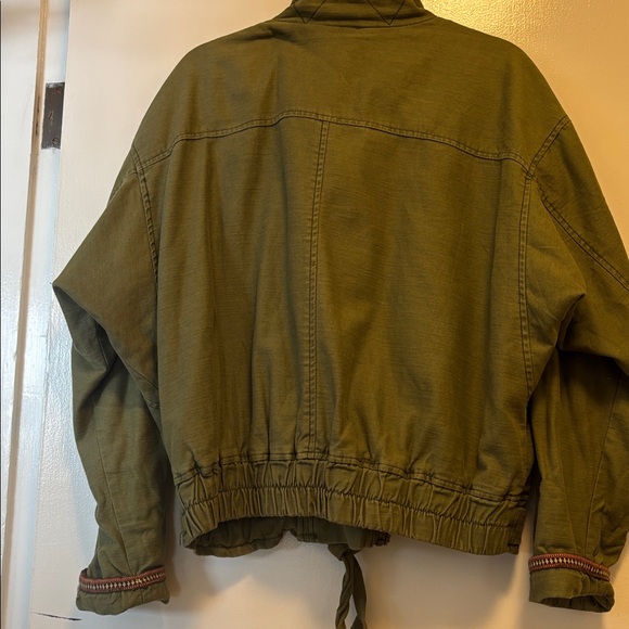 Free People Khaki Utility Jacket - Picture 6 of 6
